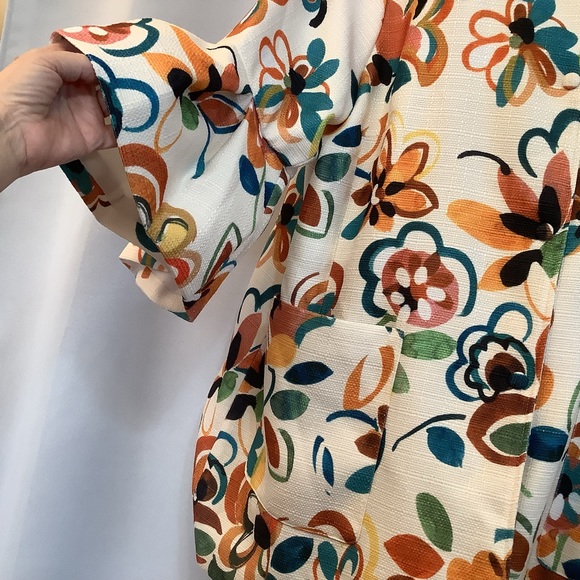 Nuage Blazer Jacket Women’s 1X Floral - Picture 2 of 13